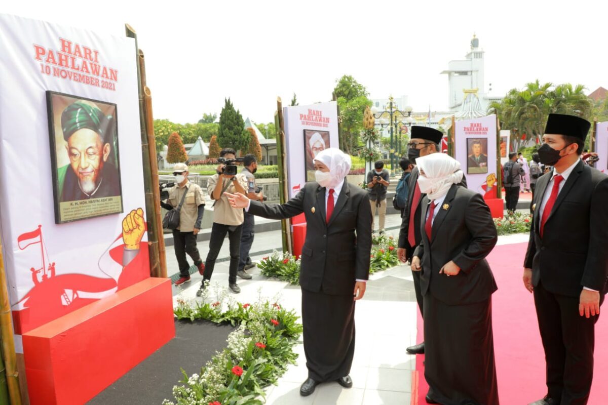 Peringatan Hari Pahlawan, Gubernur Khofifah Ajak Masyarakat Lakukan Transformasi Digital