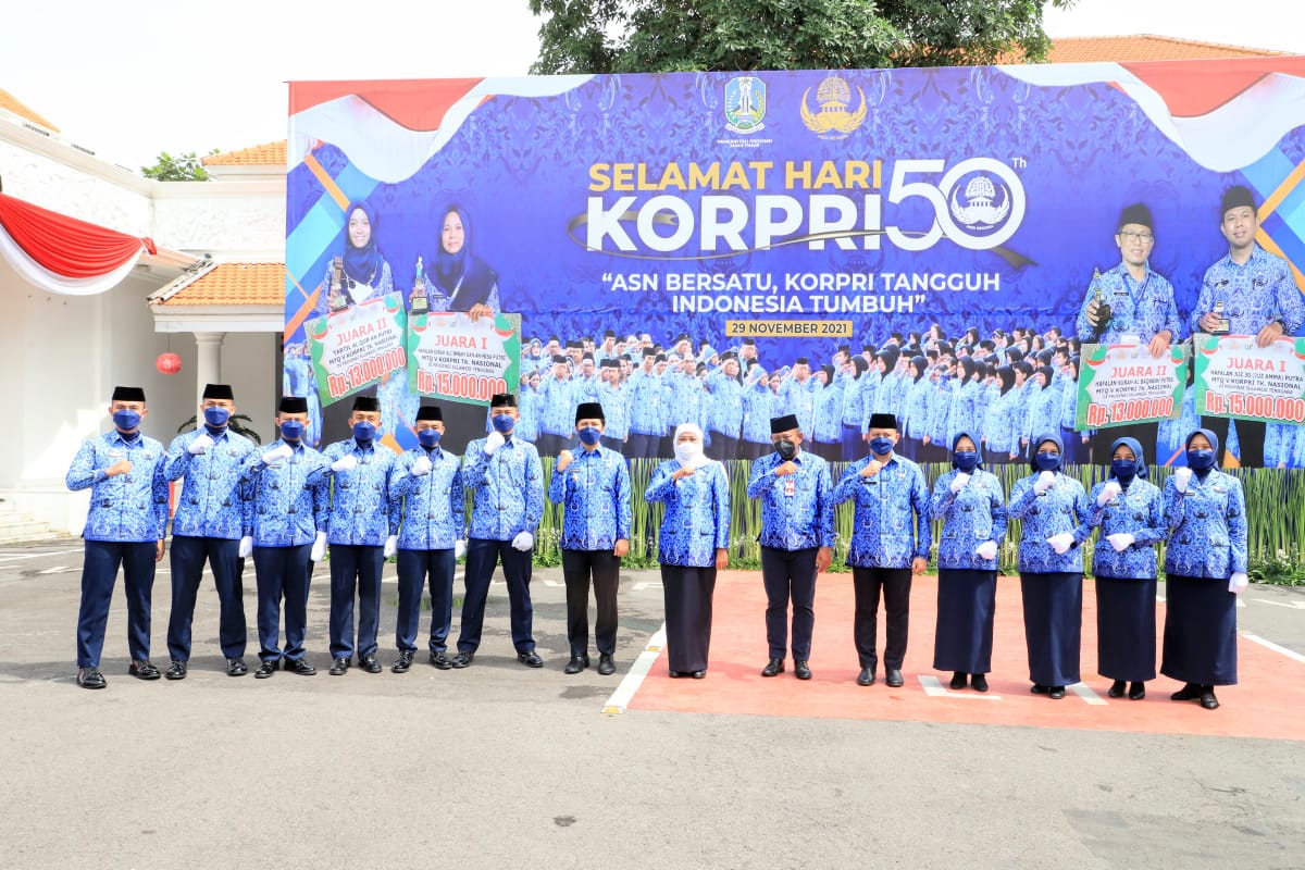 Gubernur Khofifah, ASN Harus Menjadi Motor Penggerak Birokrasi yang Inovatif