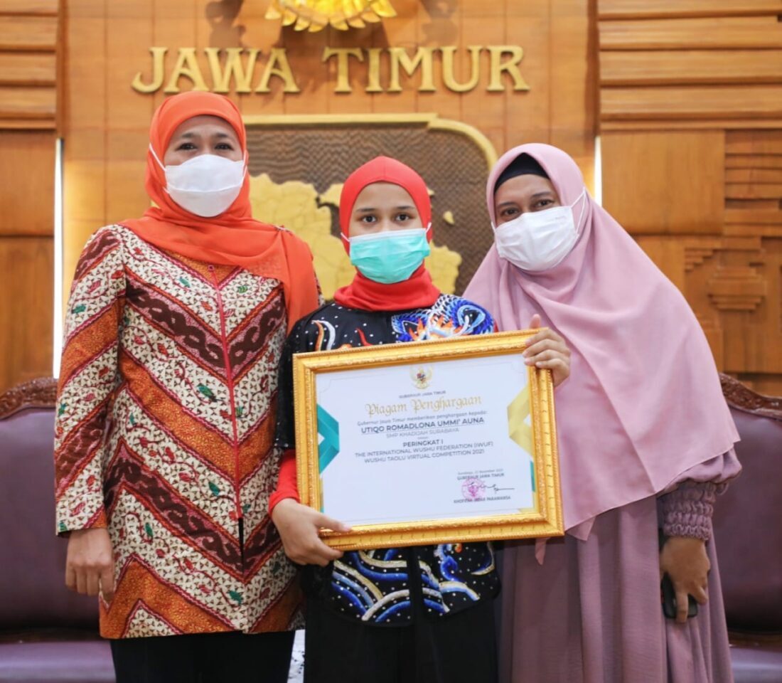 Auna, Juara Wushu Internasional dan Penghafal Qur’an
