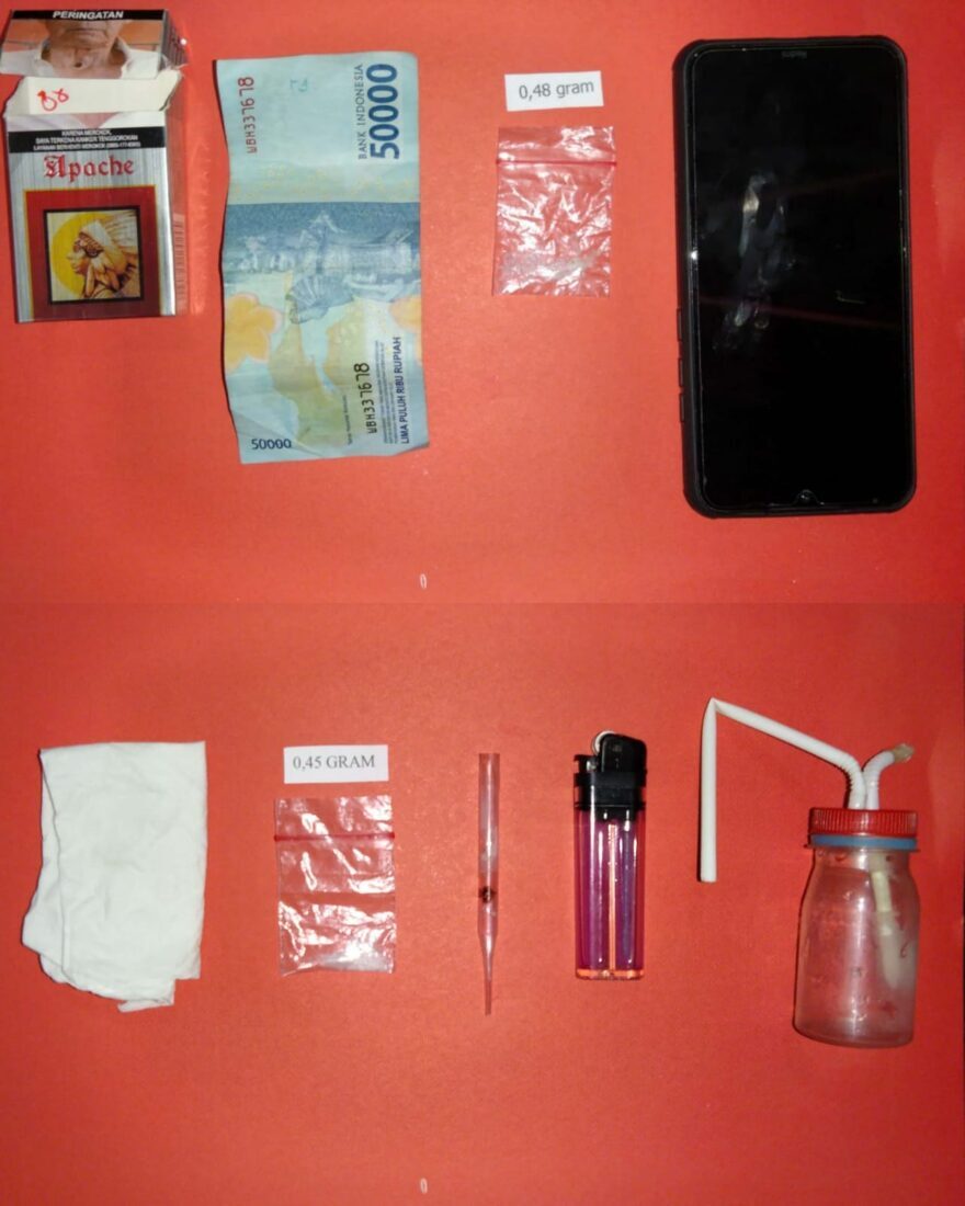 Sat Resnarkoba Polres Kediri Kota Bongkar Komplotan Pengedar Sabu-Sabu