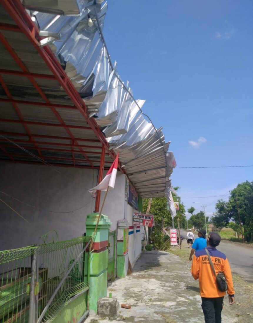 Puluhan Rumah Rusak dan Robohkan Pohon Akibat Puting Beliung