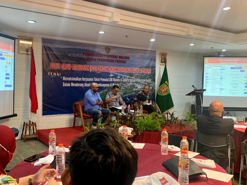 Mendorong Akselerasi Pembangunan Badan Penghubung Provinsi Maluku GelaTemu Tokoh dan LSM di Jakarta