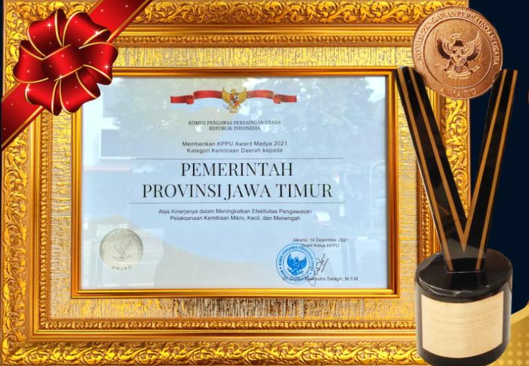 Jatim Sabet Anugerah KPPU Award 2021 Dua Tahun Berturut-Turut