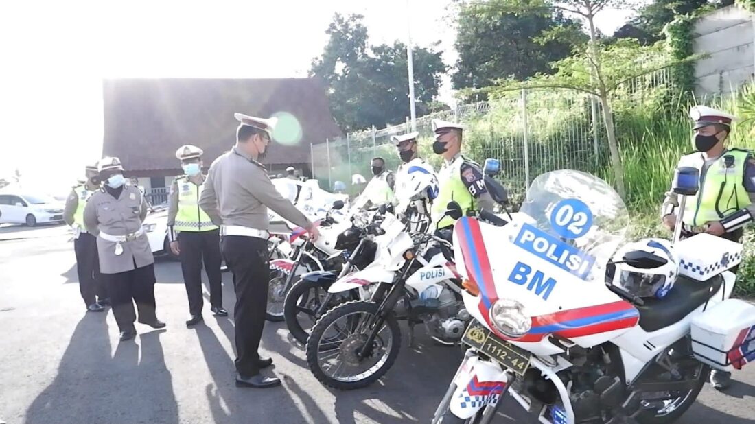 Banyuwangi: Jelang Ops Lilin Semeru 2021 Satlantas Polresta Banyuwangi Cek Kesiapan