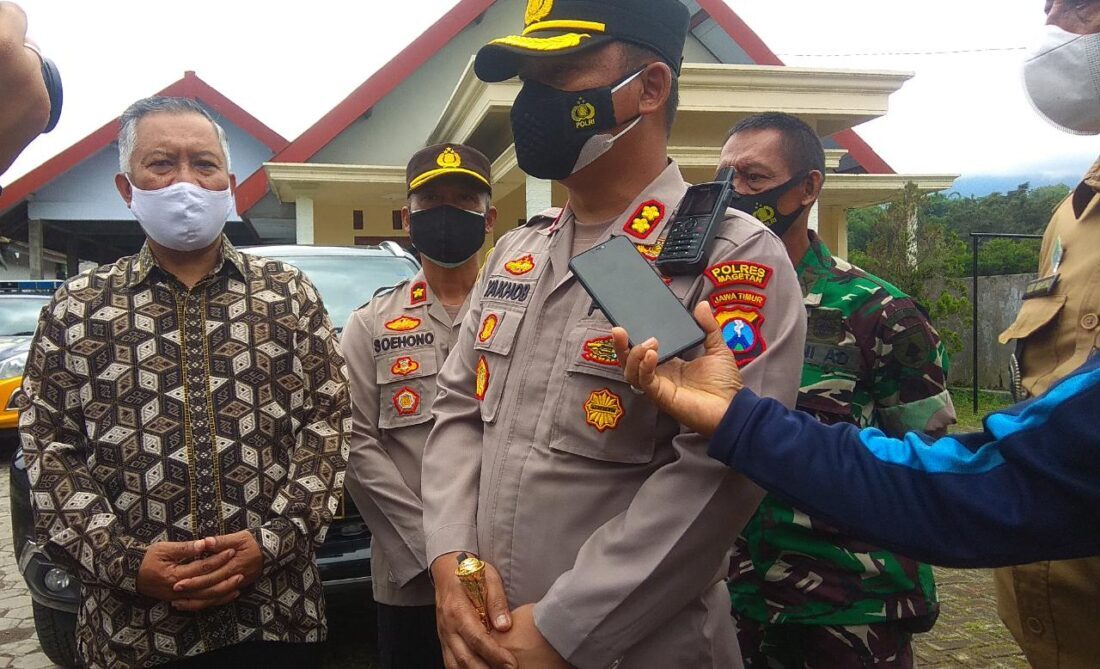 Jelang Natal 2021 Kapolres Tinjau Sejumlah Gereja Di Magetan