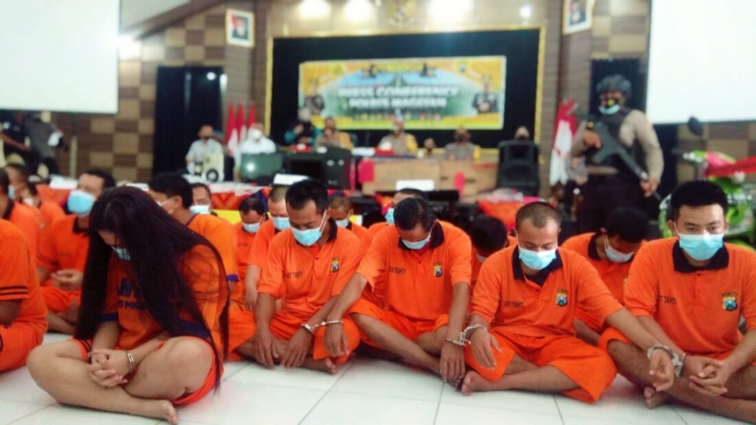Selama tahun 2021 Polres Magetan Tangani 1183 Kasus