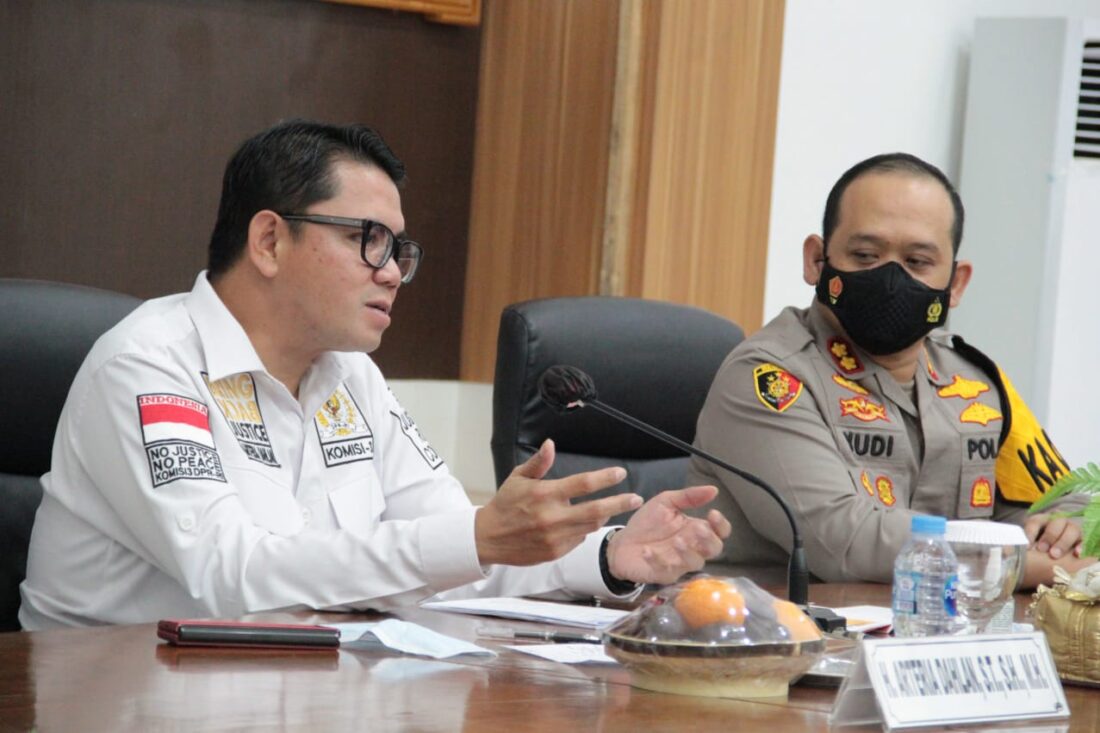 Polres Kediri Kota Terima Kunjungan Anggota Komisi III DPR RI Arteria Dahlan