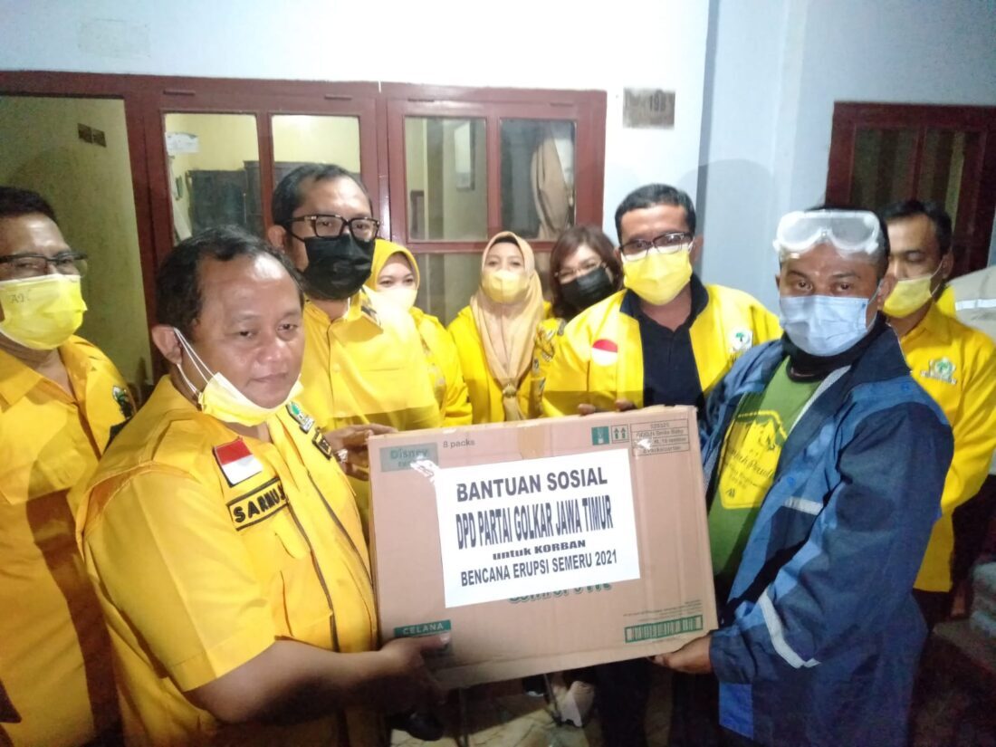 Untuk Korban Gunung Semeru Golkar Baksos Senilai Rp1,3 M
