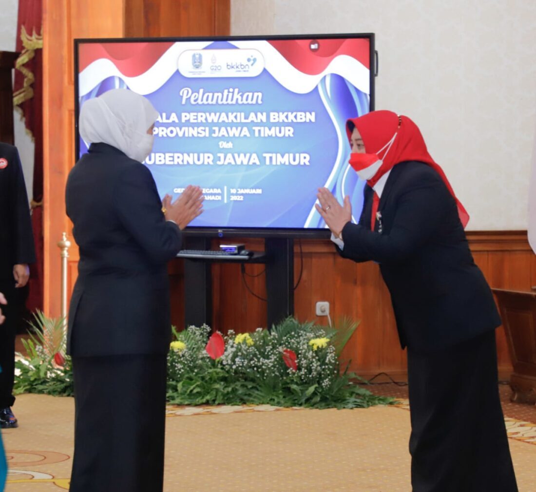 Gubernur Khofifah Harapkan Kepala BKKBN Jatim Wujudkan Keluarga Berkualitas
