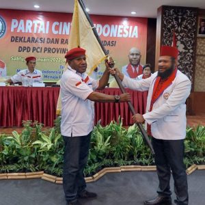 Sadrak Waicang Putra Papua dan Aktivis Kemanusiaan Ketua DPD PCI DKI Jakarta