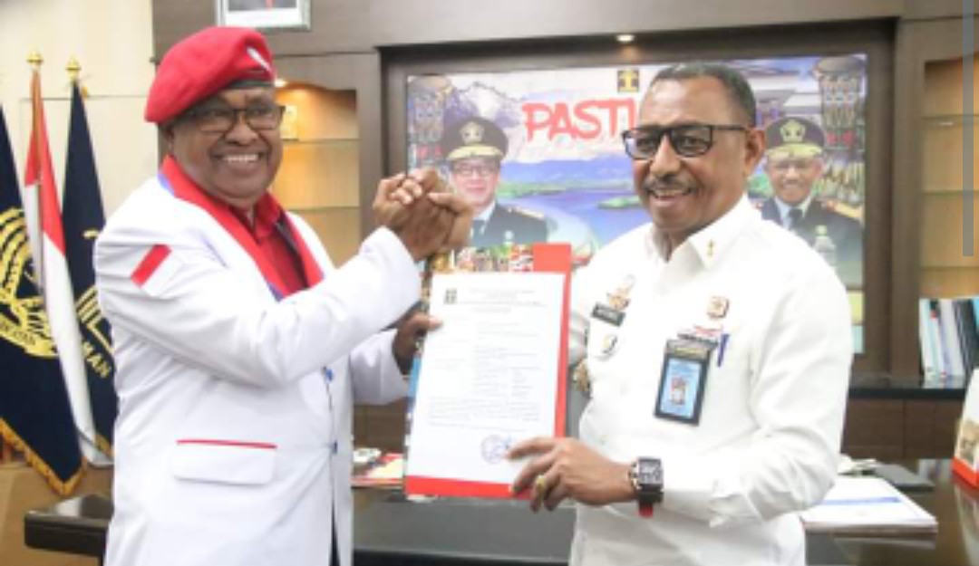 DPD PCI Provinsi Papua Resmi Terima Surat Keterangan Terdaftar Dari Kakanwil Kemenkuham