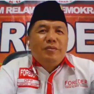 Ketua Umum Foreder Kecam Pelaporan Gibran dan Kaesang