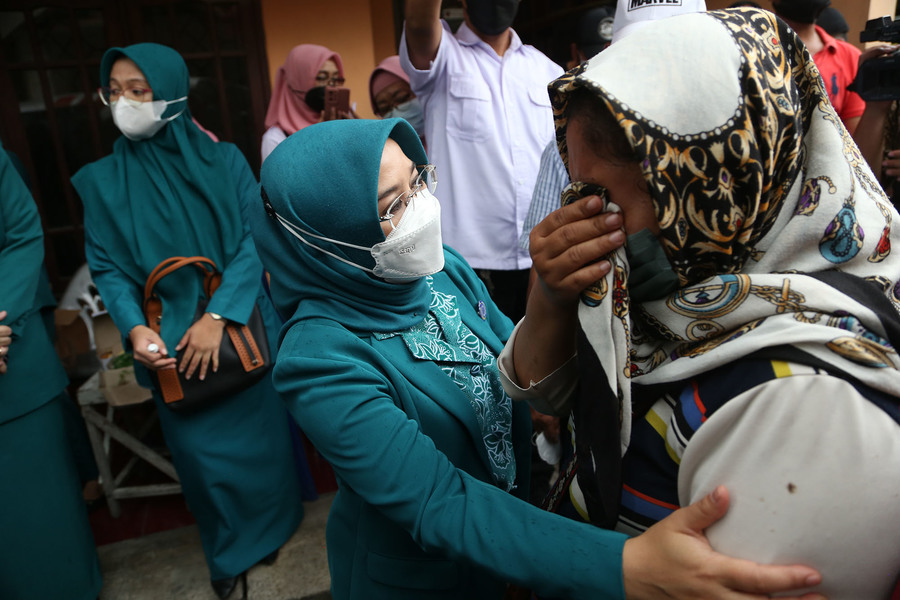 Sakit Kronis, Mantan Atlet Timnas U-16 Dijenguk Rini Eri Cahyadi