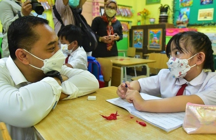 Evaluasi Dispendik, PTM 100 Persen Tetap Dilanjutkan