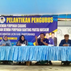 Pengurus DPRt Nasdem Kec. Licin Dilantik