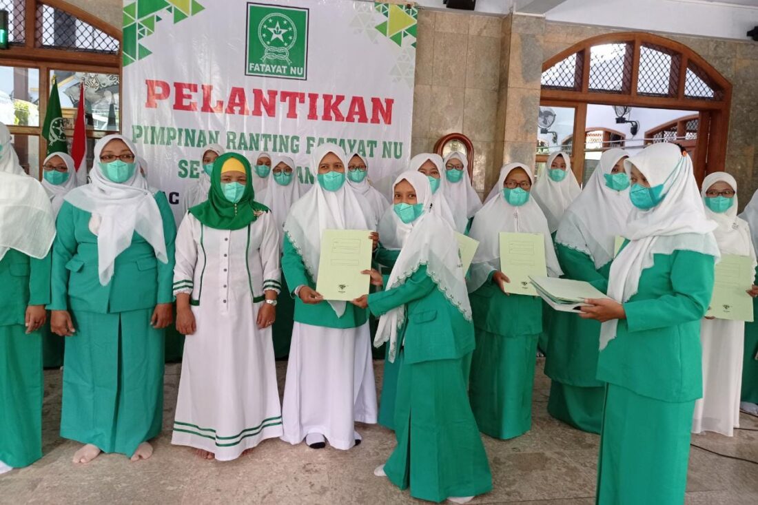 Dilantik Bareng, Kader Fatayat di Kota Kediri Diingatkan Penguatan Organisasi