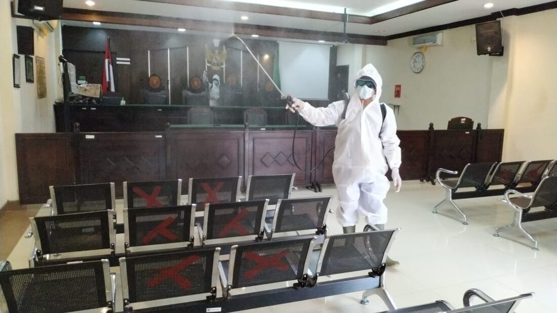 Relawan PMI Stirilisasi PN Jember, Banyak Terpapar Covid-19
