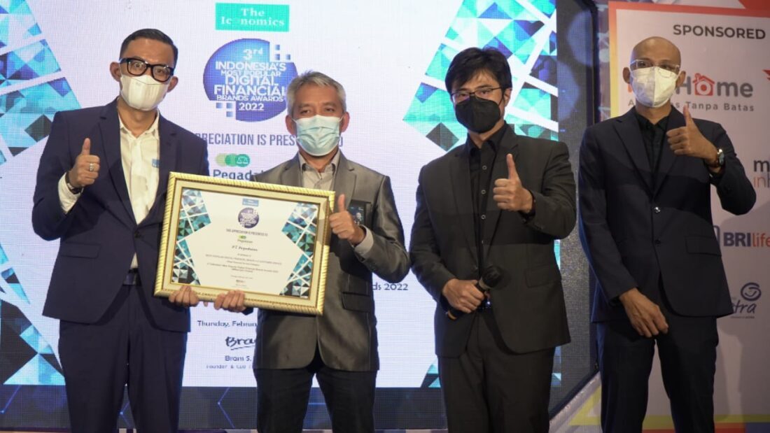 Pegadaian Raih Penghargaan Brand Populer 2022