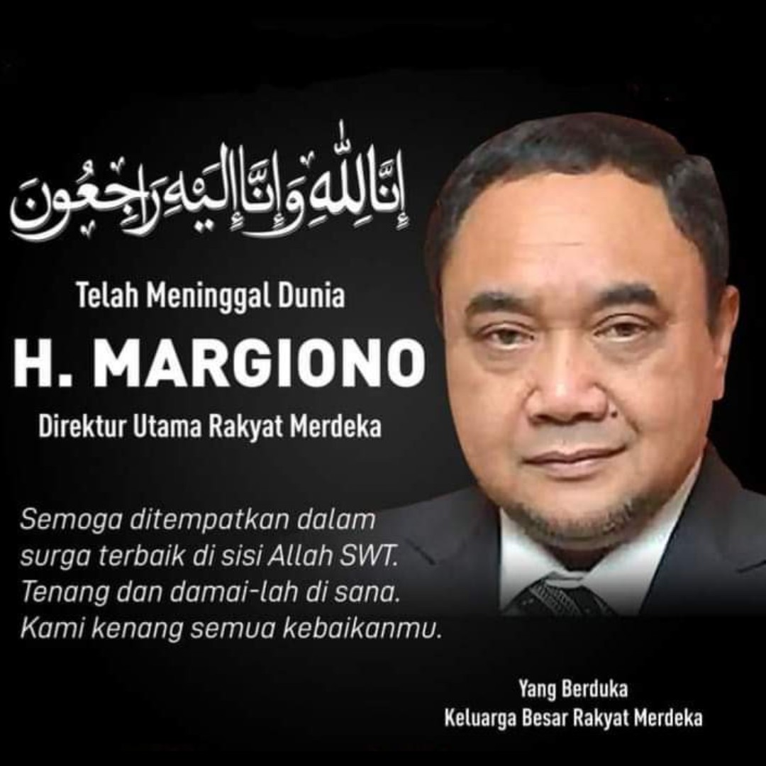 Ketum PWI “Dalang” “Rakyat Merdeka” Margiono Berpulang