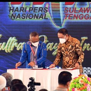Zainudin Amali Satu satunya Menteri Jokowi yang Hadir di HPN