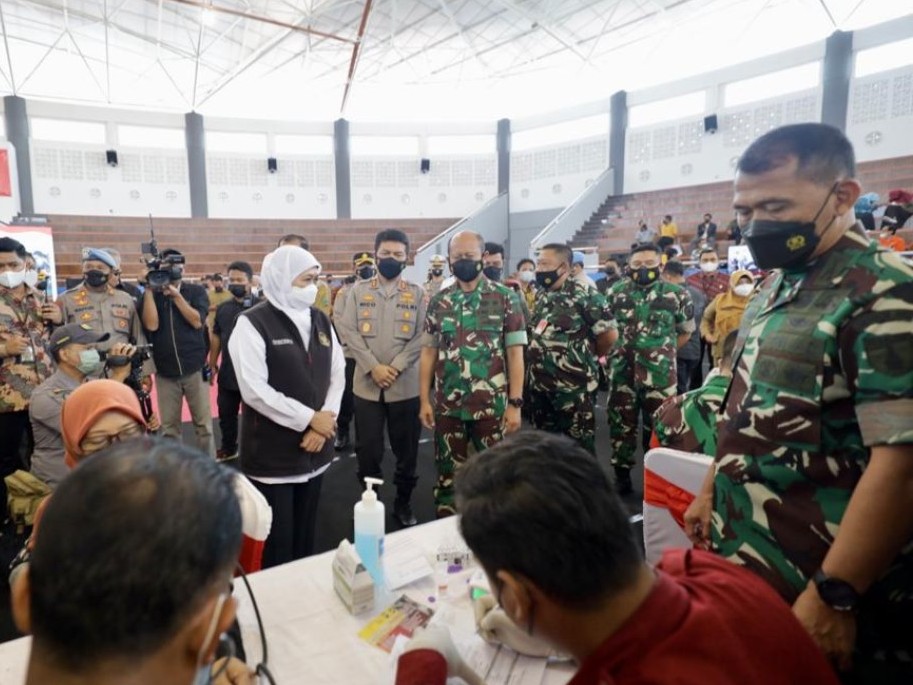 2000 Dosis Vaksin Untuk Warga Magetan Dari Forkompimda Jatim