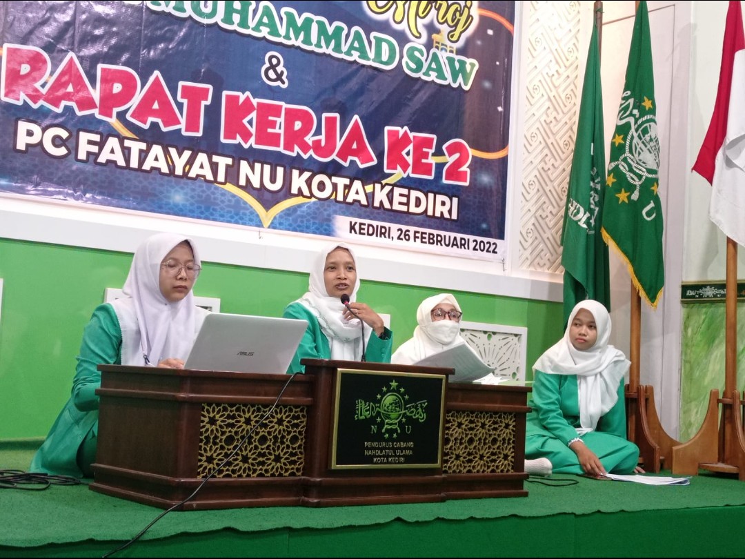 Raker II, Fatayat NU Kota Kediri Kuatkan Program Kerja dan Sinergitas Antar Pengurus
