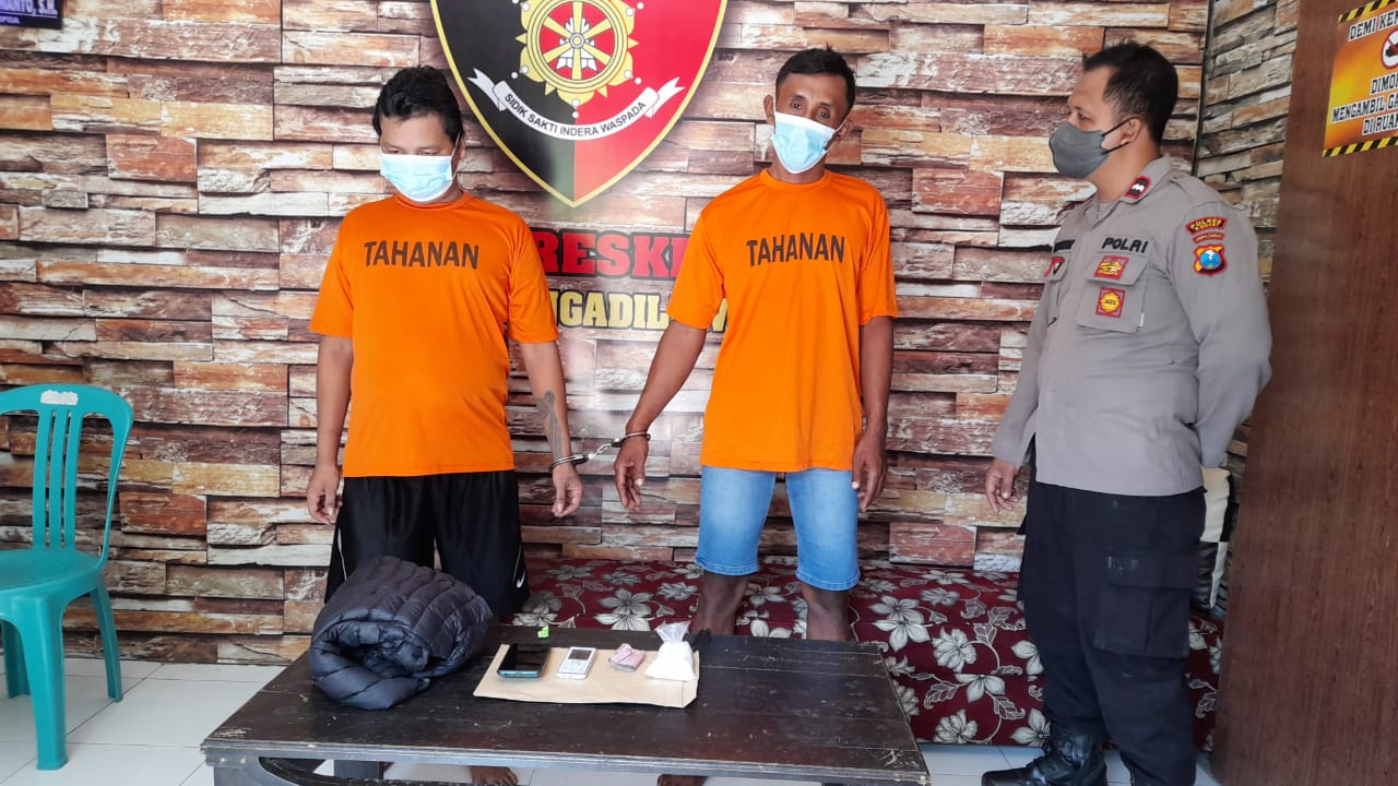 Polsek Ngadiluwih Amankan Dua Orang Terduga Pengedar Obat Keras