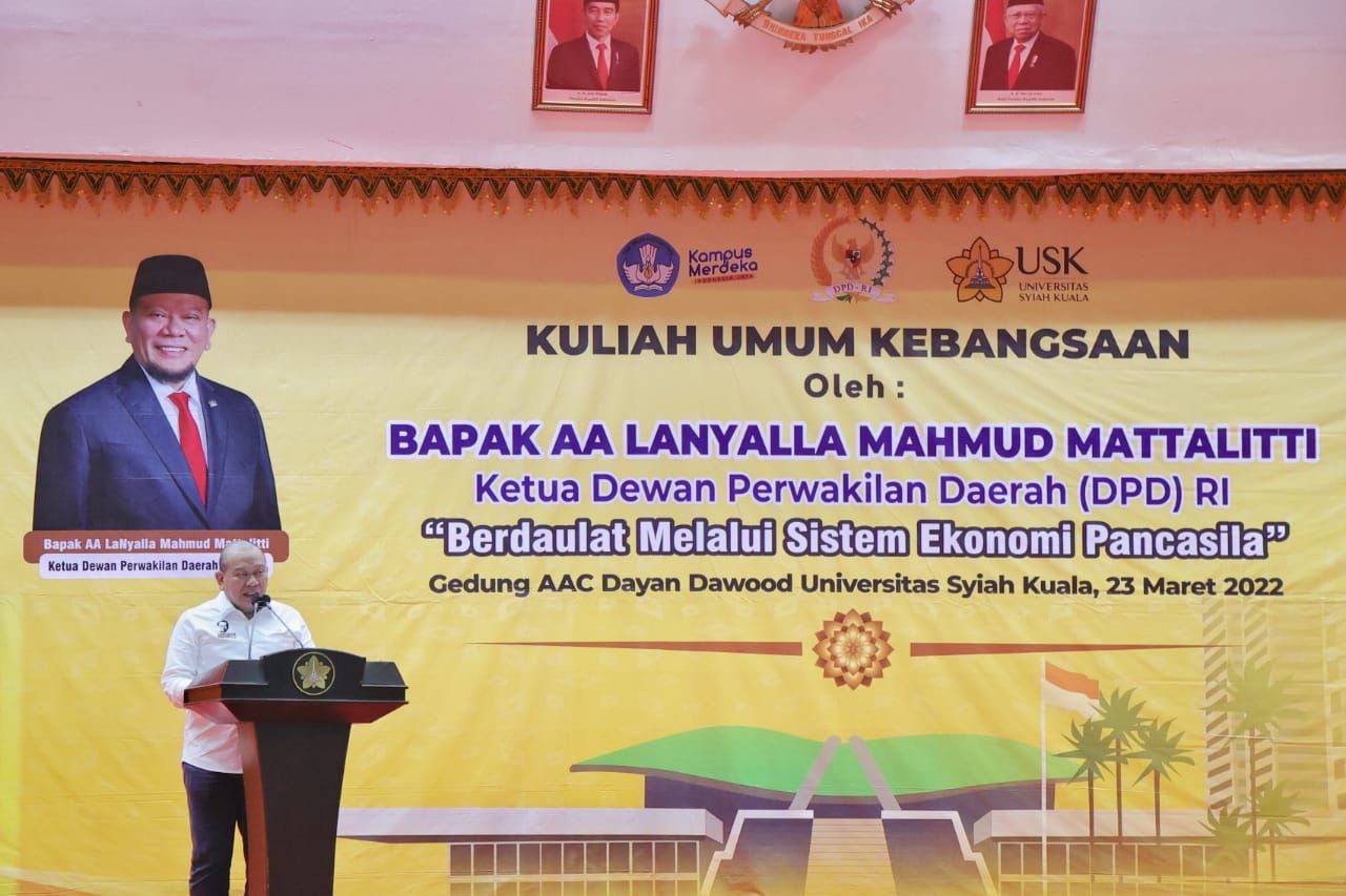 LaNyalla Berharap Konsep 4P Jadi RUU Kemakmuran Daerah