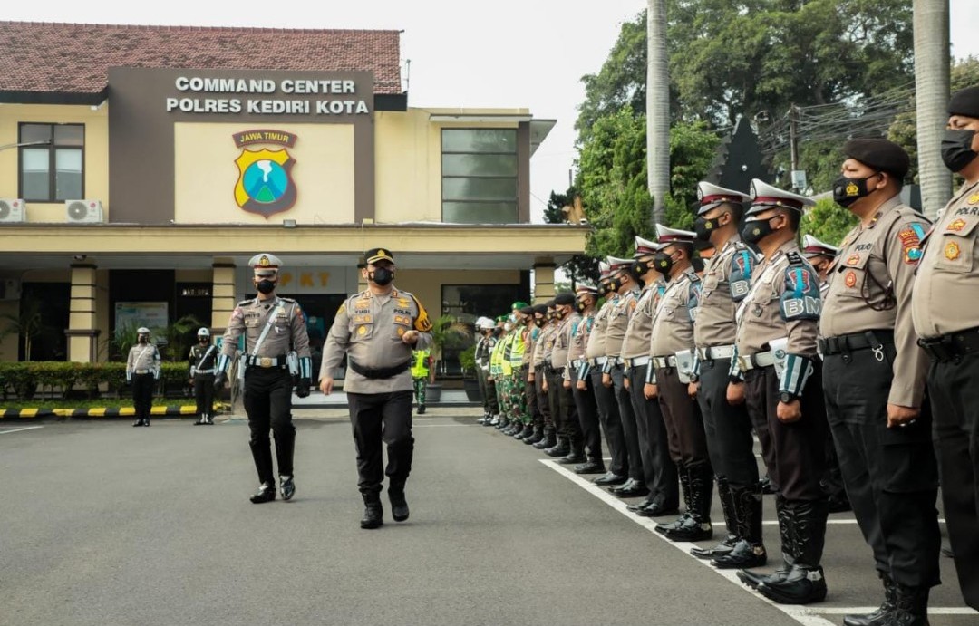 Polres Kediri Kota Gelar Apel Pasukan Operasi Keselamatan Semeru 2022