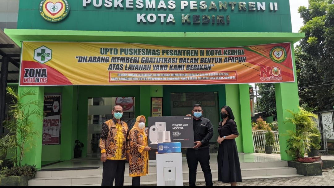 Dukung Nakes, Modena Salurkan Air Purifier Ke Sejumlah Rumah Sakit