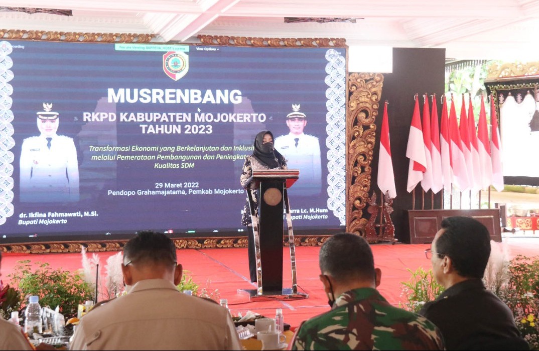 Musrenbang RKPD, Bupati Ikfina Kedepankan 7 Prioritas Pembangunan Tahun 2023