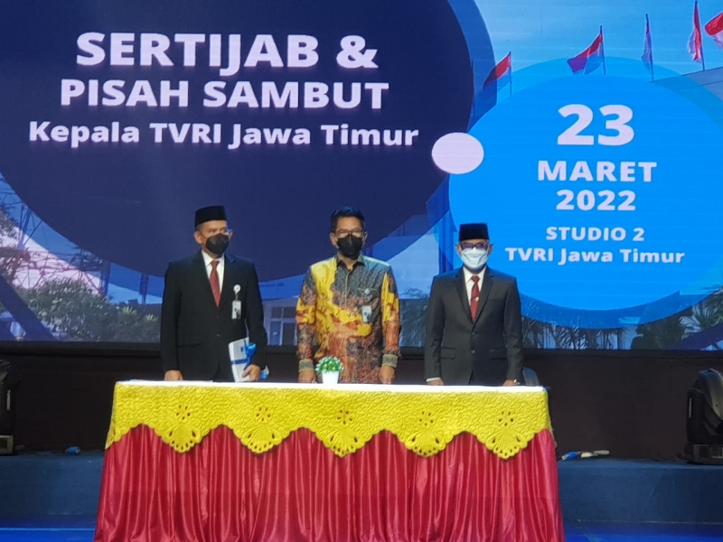 Asep Suhendar Jabat Kepala Stasiun TVRI Jatim yang Baru