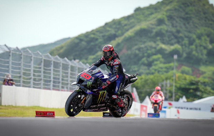 Fabio Quartararo Pole Position Grand Prix Indonesia