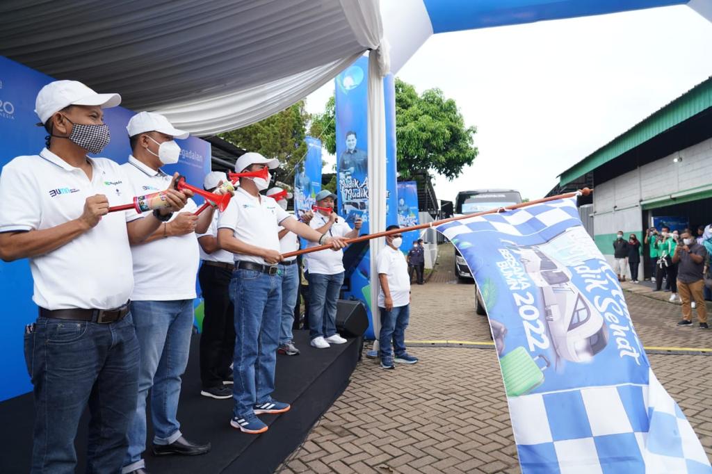 Mudik Aman & Sehat, Pegadaian Kerahkan 20 Armada Bus