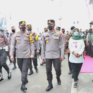 Jelang Idul Fitri, Irwasum Polri Tinjau Pos Pam Simpang Tiga Mengkreng Kabupaten Kediri