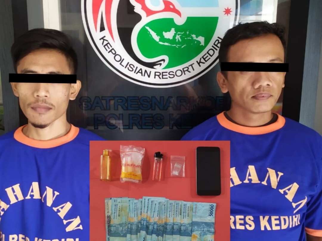 Dua Pengedar Sabu Ditangkap Polisi di Kediri