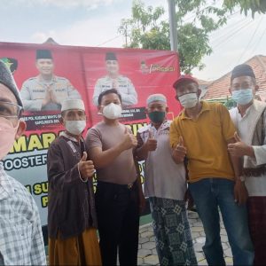 Polresta Sidoarjo dan Takmir Masjid SSNR Layani 300 Vaksin Booster
