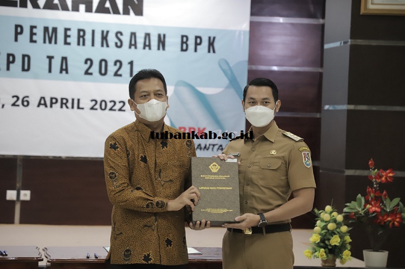 Raih Opini WTP, Bupati Tuban Aditya Halindra: Ini Wujud Kerjasama Pemkab dan DPRD