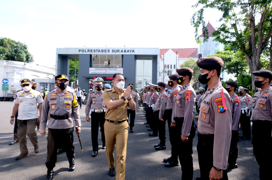 Pemkot Bersinergi Jaga Kondusifitas Kota Surabaya Selama Libur Idul Fitri