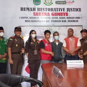 Kajari Kab.Pasuruan, Gelar Restorasi Justice, Kasus Penganiayaan Kajari Kab.Pasuruan, Gelar Restorasi Justice, Kasus Penganiayaan