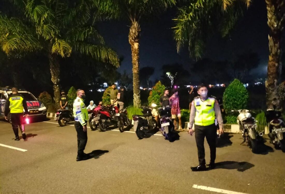 Polres Kediri Amankan Puluhan Motor Modifikasi