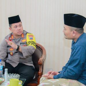 Mohon Doa Restu, Kapolresta Banyuwangi Silaturrahmi ke PCNU