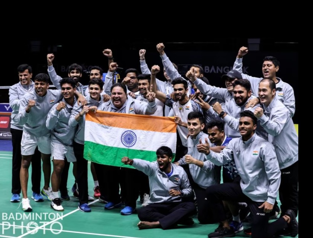 Kalahkan Indonesia 3-0, India Juara Piala Thomas 2022