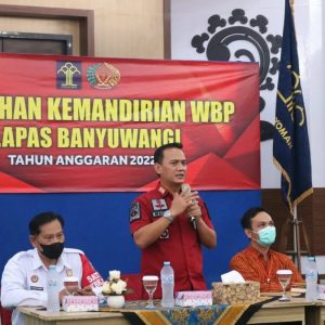 Lapas Banyuwangi Gandeng SMK PGRI 2 Giri Berikan Bekal Ketrampilan Untuk WBP