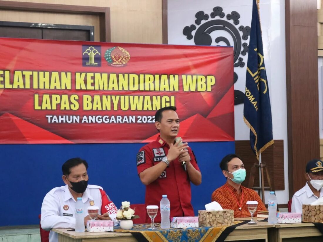 Lapas Banyuwangi Gandeng SMK PGRI 2 Giri Berikan Bekal Ketrampilan Untuk WBP