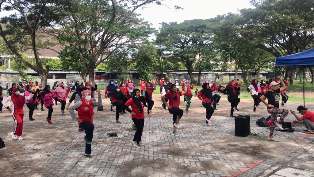 Hardiknas, PDI Perjuangan Gelar Senam SICITA Serentak se Surabaya