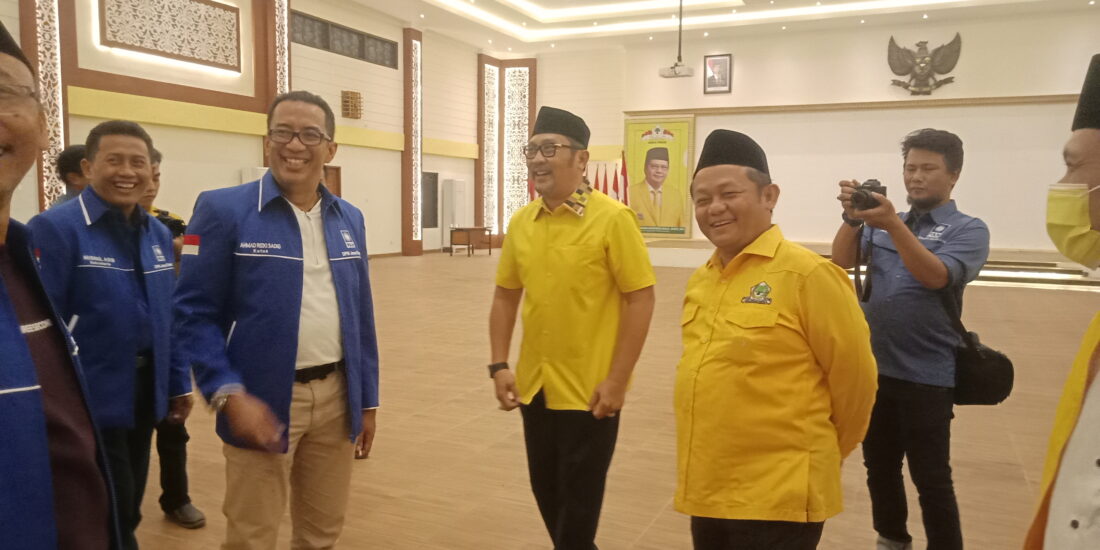 Golkar JatimTerima Kunjungan PAN, Pilgub Sementra Masih Komit Bu Khofifah