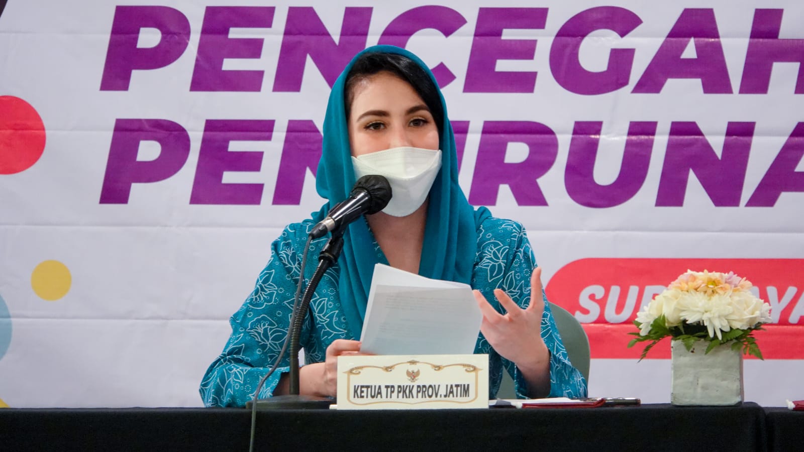 Ketua TP PKK Jatim Arumi Ajak Kader Waspadai Gizi Buruk