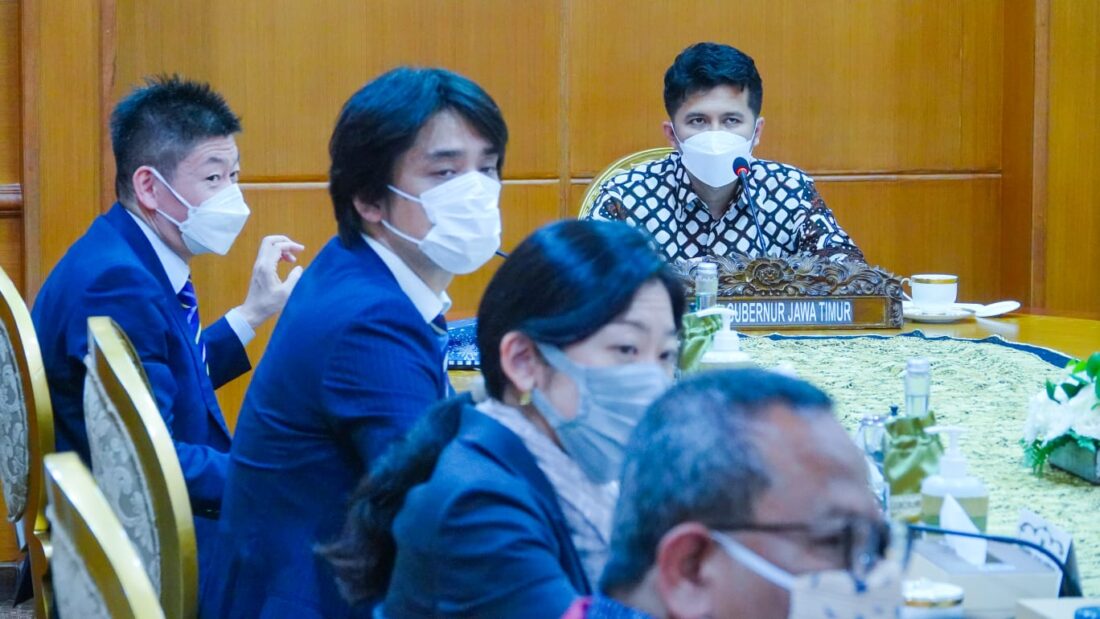 JICA Survey Team Temui Wagub Emil Tawarkan Kereta Cepat Untuk Surabaya