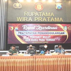 Jelang Idul Adha, Polresta Banyuwangi Gelar Rakor Penanganan PMK